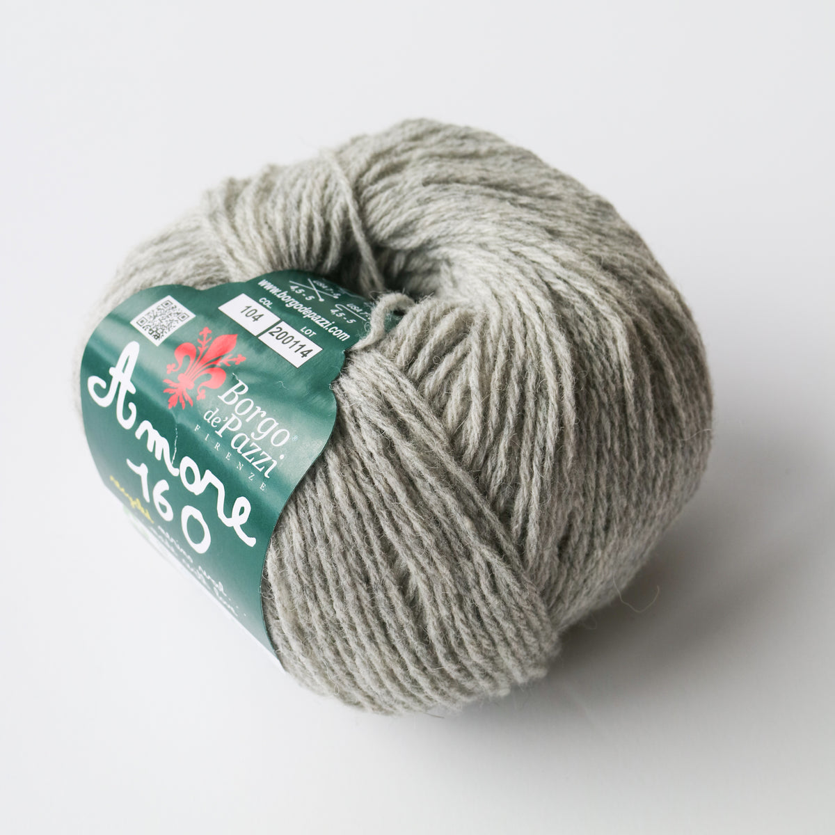 Amore Recycled Merino combination 160 Grey – Woolworx