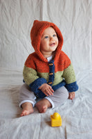 Free Knitting pattern download Inca tweed Childs Hoodie – Woolworx